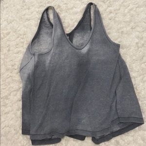Distressed tank top